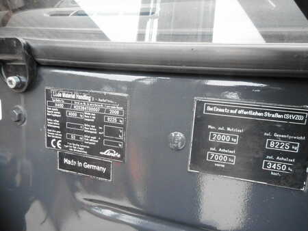 Chariot élévateur diesel 2006  Linde H40D mit Kabine + Rußfilter + SS (6) 