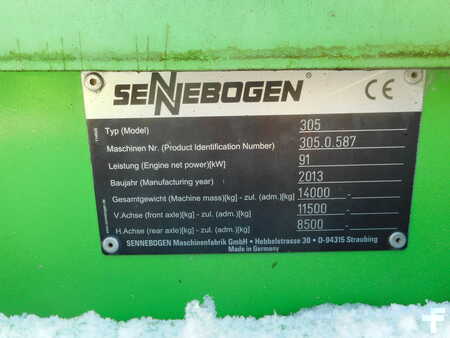 Telehandler Fixed 2013  Sennebogen 305 ( 7,3m 5t )  (5)
