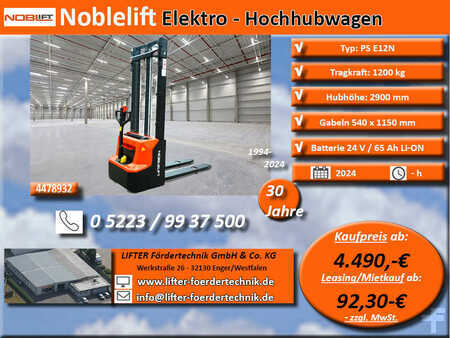 Hochhubwagen 2024  Noblelift PS E12N (1)