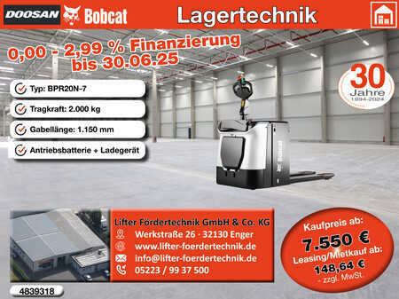 Transpallet elettrici 2025  Bobcat BPR20N-7 (1)