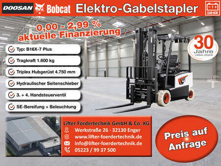 Elektro čtyřkolový VZV 2025  Bobcat B16X-7 Plus (1)