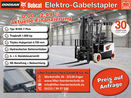 Elektro čtyřkolový VZV 2025  Bobcat B18X-7 Plus (1)