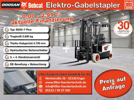 Elektro čtyřkolový VZV 2025  Bobcat B25X-7 Plus (1)