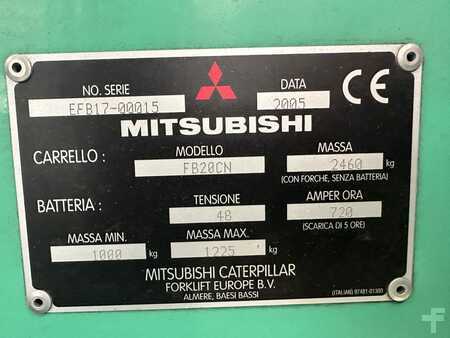 4-wiel elektrische heftrucks 2005  Mitsubishi FB20CN (7)