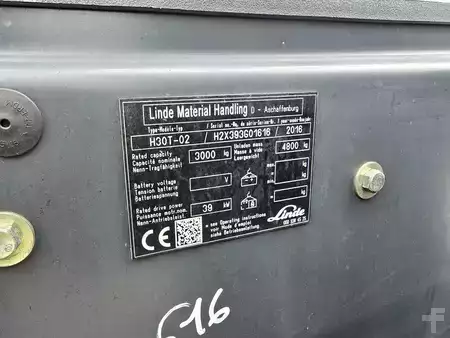 Gázüzemű targoncák 2016  Linde H30T (3)