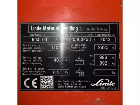 Reachtrucks 2013  Linde R14 (8)
