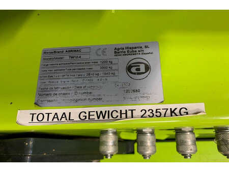 Terrenggående gaffeltruck 2022  Agrimac-Agria TW12-4 (4)