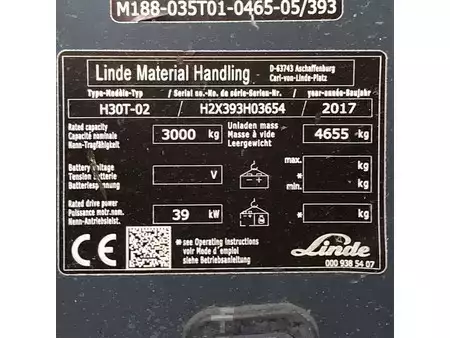 LPG VZV 2017  Linde H30T EVO (7)