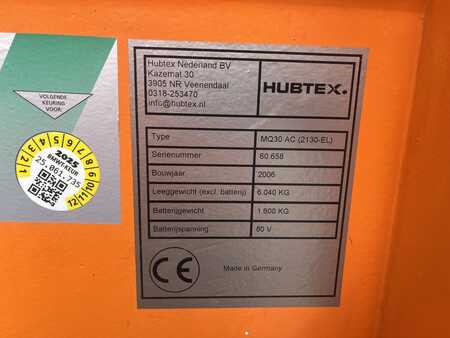 Vierwegestapler 2006  Hubtex MQ 30 serie 2130 EL  (8)