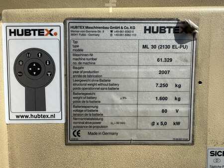 Carrelli elevatori 4 vie 2007  HUBTEX MD30serie 2130 EL-PU Nieuwe Batterij (9)
