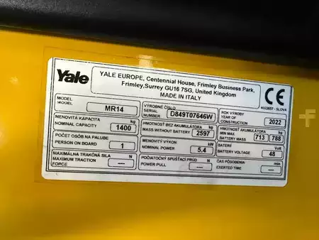 Skyvemast 2022  Yale MR 14 (2)