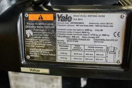 Chariot 4 roues électrique 2013  Yale ERP35VL (15)