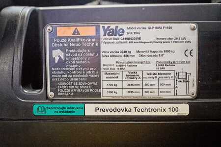 Treibgasstapler 2007  Yale GLP18VX F1925 (6)