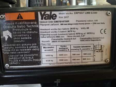 Chariots électriques à 4 roues 2017  Yale ERP 16 VT (2)