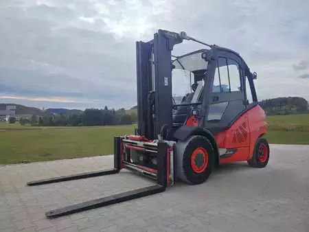 Diesel truck 2015  Linde H 50 Diesel Triplex Zinkenverstellgerät (1)
