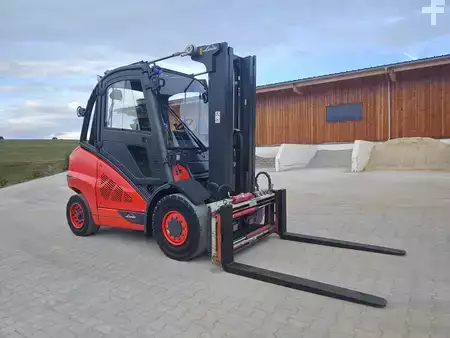 Diesel truck 2015  Linde H 50 Diesel Triplex Zinkenverstellgerät (5)