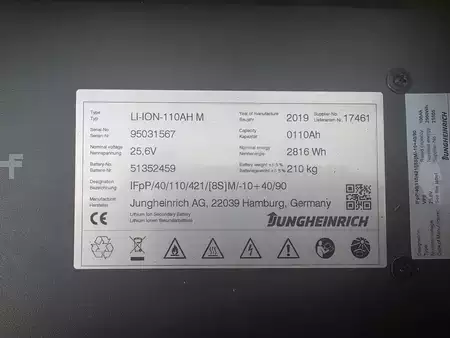 Apilador eléctrico 2019  Jungheinrich EJD120Li (10)
