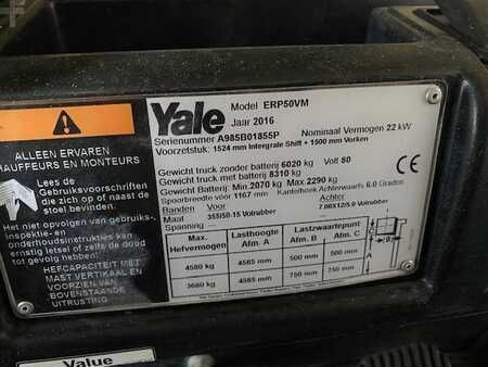 4-wiel elektrische heftrucks 2016  Yale ERP 50VM (6)
