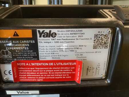 Elektro čtyřkolový VZV 2023  Yale ERP 35VL (6)