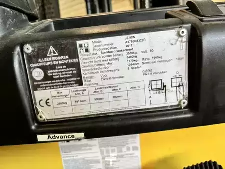 4-wiel elektrische heftrucks 2017  Hyster J3.5XN (4)