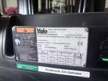 Empilhador a gás 2017  Yale GLC70VX (6)
