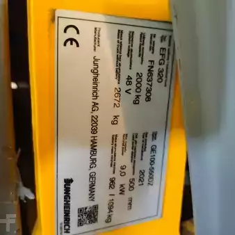 Carrelli elettrici 4 ruote  Jungheinrich EFG 320 GE100-550DZ (9)