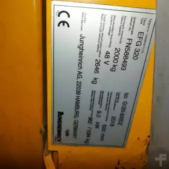Carrelli elettrici 4 ruote 2018  Jungheinrich EFG 320 G120-500DZ (7)