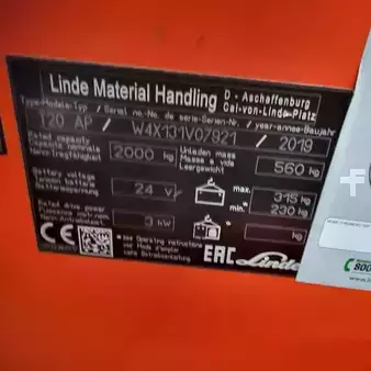 Mérleges raklapemelő  Linde T20 AP Bilancia (13)