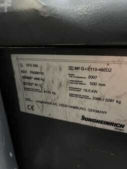 Elektro 4 Rad 2007  Jungheinrich EFG550492DZ (4)