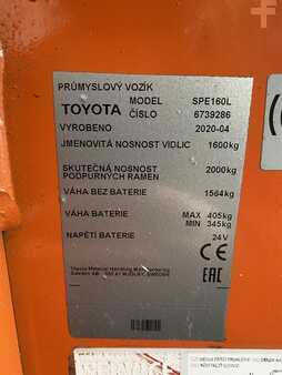 Apilador conductor incorporado 2020  Toyota SPE160L (7)
