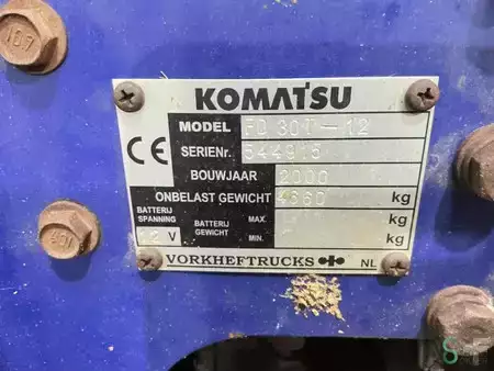 Diesel gaffeltruck 2000  Komatsu FD 30 T 12 (10)