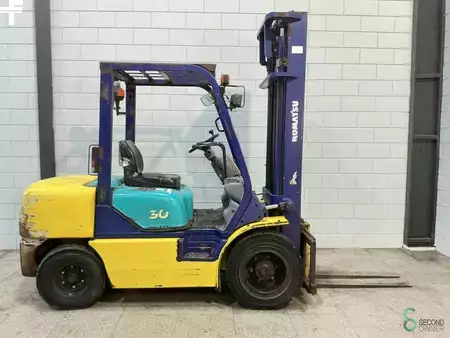 Diesel gaffeltruck 2000  Komatsu FD 30 T 12 (2)