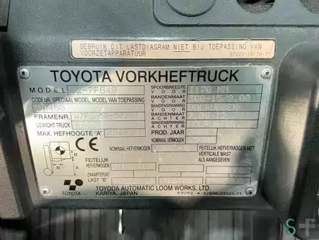 Carretilla elevadora GLP 2008  Toyota 02-7 FG 40 (9)