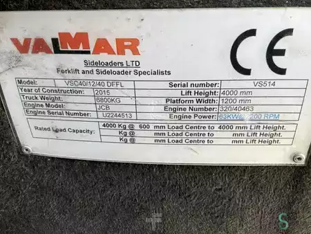 Boční vysokozdvižný vozík 2015  Valmar  (10)