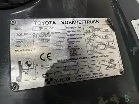 Electric - 4 wheels 2014  Toyota 8 FBET 20 (10)