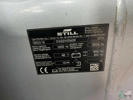 Carrelli elettrici 4 ruote 2019  Still RX20-16 RX20 (10)