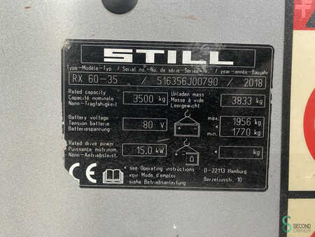 Elektro čtyřkolový VZV 2018  Still RX60-35 RX60 (9)