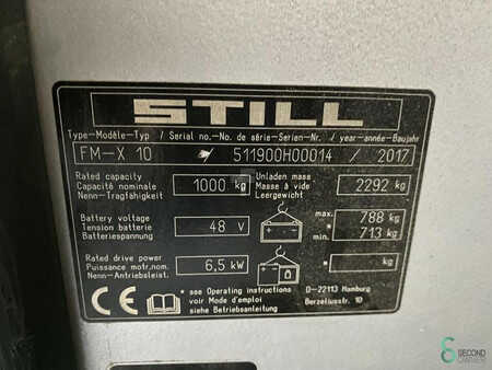 Chariots à mât rétractable 2017  Still FM-X10 (9)