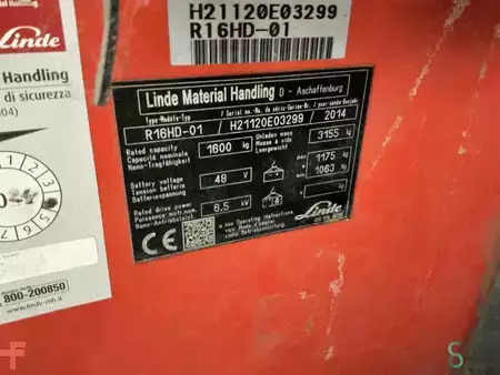 Carrelli retrattili 2014  Linde R16HD (10)