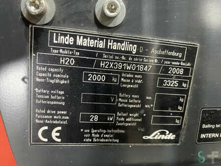Empilhador a gás 2008  Linde H20T (9)