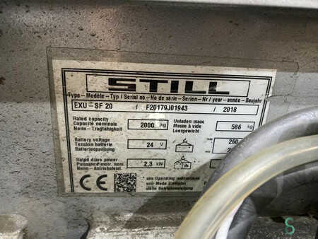 Nízkozdvižný vozík 2018  Still EXU-SF20 (8)