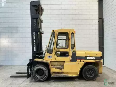 Diesel gaffeltruck 2005  Daewoo D80S-2 (1)