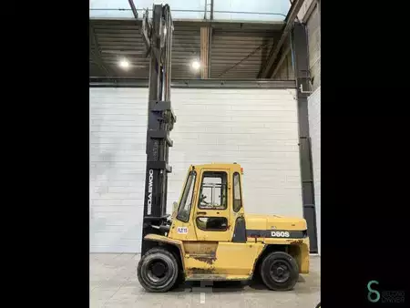 Diesel gaffeltruck 2005  Daewoo D80S-2 (8)