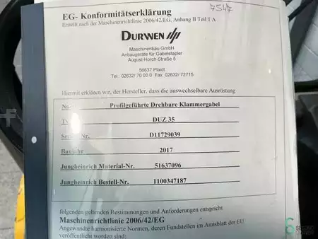 Elektro čtyřkolový VZV 2017  Jungheinrich EFG 535k (17)