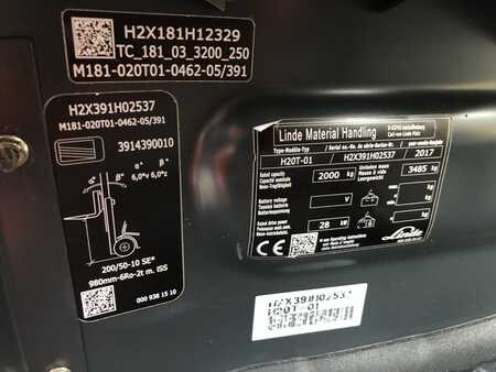 Chariot élévateur essence 2017  Linde H20T-01 EVO TRIPLEX  (10)