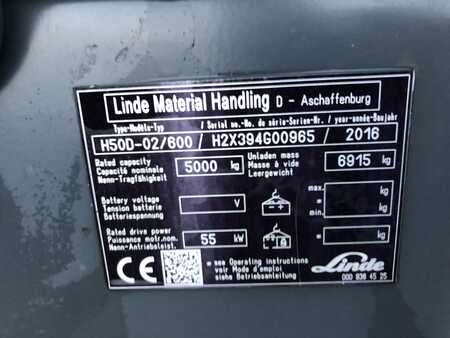 Dieselstapler 2016  Linde H50D-02/600  (9) 