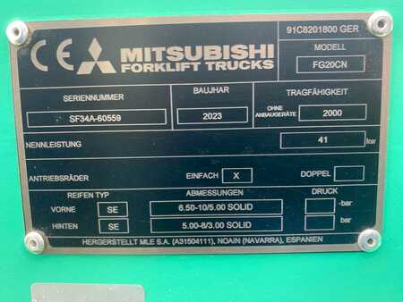 Empilhador a gás 2023  Mitsubishi FG20CN (5)