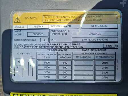 Dieselstapler 2023  Mitsubishi FD35N3 (4)