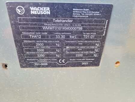 Telescopic forklift rigid 2021  Wacker TH412 (6)