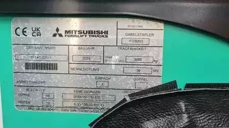 Chariots élévateurs diesel 2023  Mitsubishi FD30N3 (7)